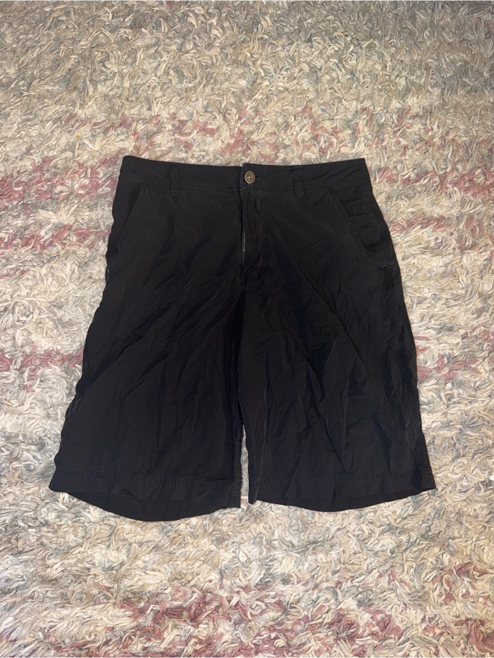 Lululemon men’s black technical utility shorts 32